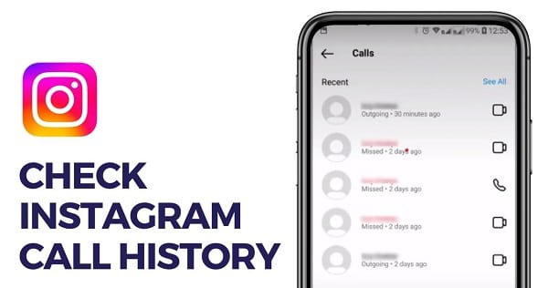 Instagram Call History